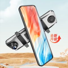 凌度行车记录仪HS880E MAX流媒体前后双录4K高清夜视 AI辅助驾驶BSD